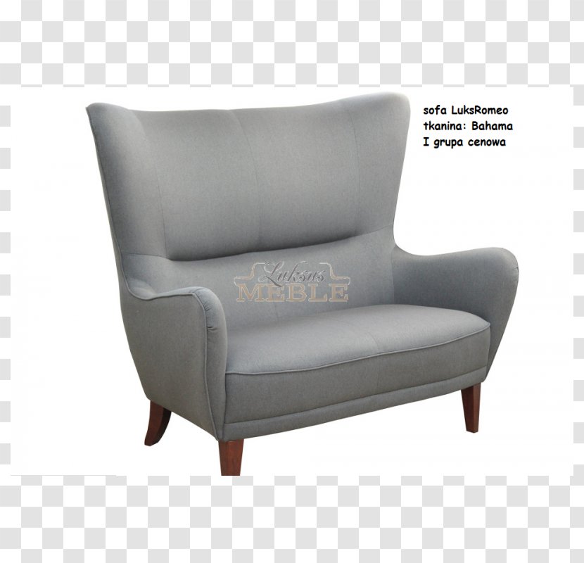 Loveseat Wing Chair Club Comfort Couch Transparent PNG