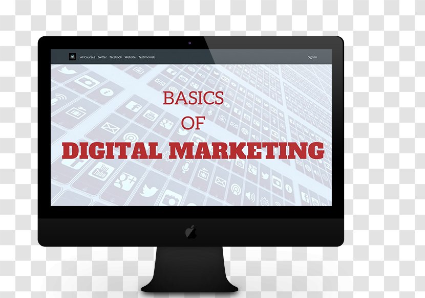 Display Device Advertising Multimedia - Brand - Digital Marketing Training Transparent PNG