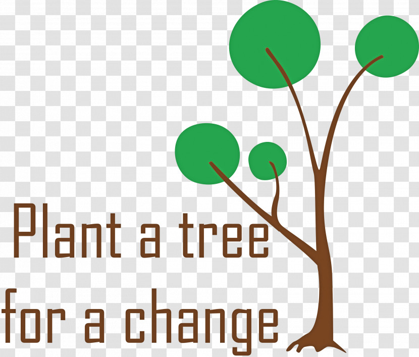 Plant A Tree For A Change Arbor Day Transparent PNG