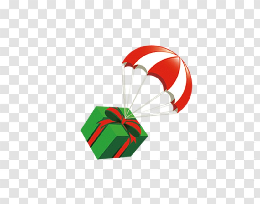 Gift Hot Air Balloon - Parachute Element Transparent PNG