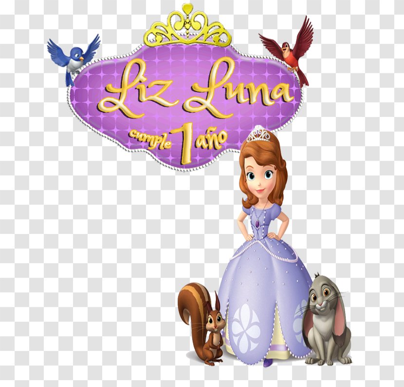Drawing Disney Princess Party Birthday - Sofia The First - Tarpaulin Transparent PNG