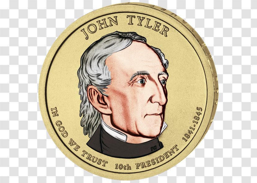 Dollar Coin President Of The United States Presidential $1 Program - Money Transparent PNG