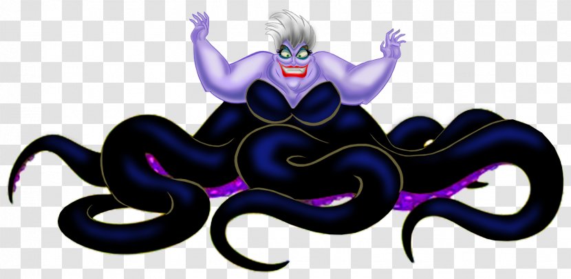 Ursula Ariel Maleficent Cruella De Vil Evil Queen - Poor Unfortunate Souls Transparent PNG