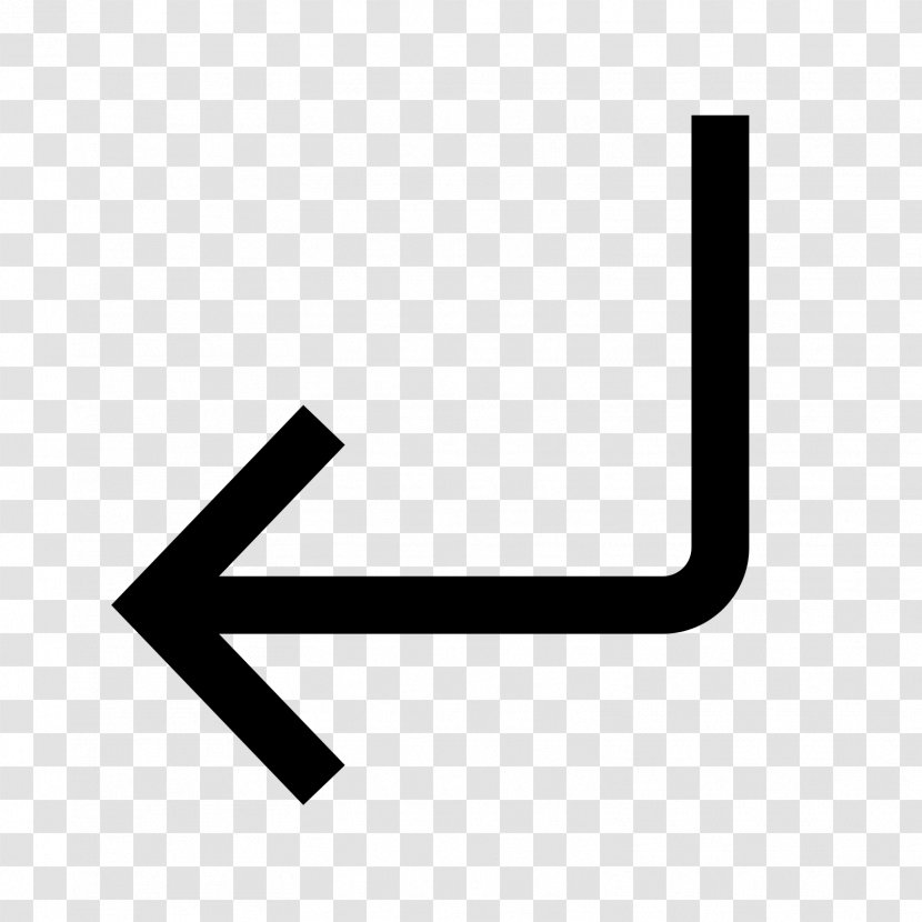 Symbol Arrow - Text - Left Transparent PNG