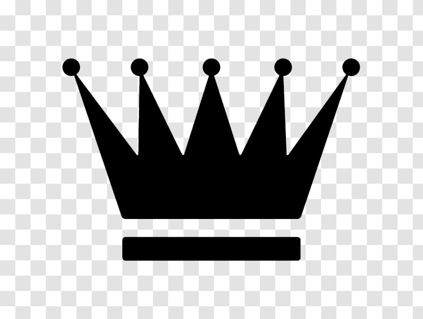 Crown Clip Art - Black And White Transparent PNG