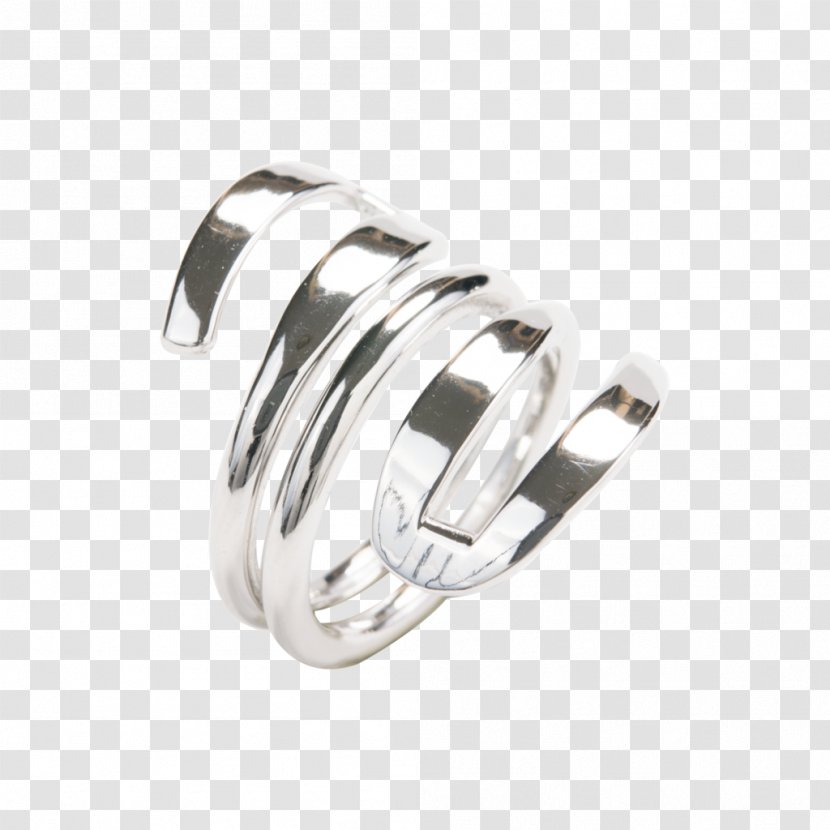 Ring Sterling Silver Platinum Transparent PNG
