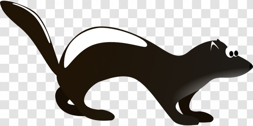 Ferret Clip Art - Black Cat - Skunk Cliparts Transparent PNG