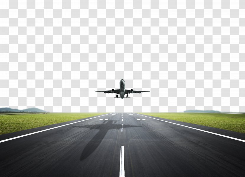 Car Airplane Highway Road Wallpaper - Tarmac - Runway Take Off The Plane HD Picture Transparent PNG