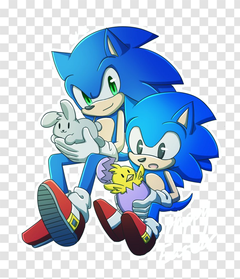 Easter Sonic Drive-In Mammal Clip Art - Fictional Character Transparent PNG