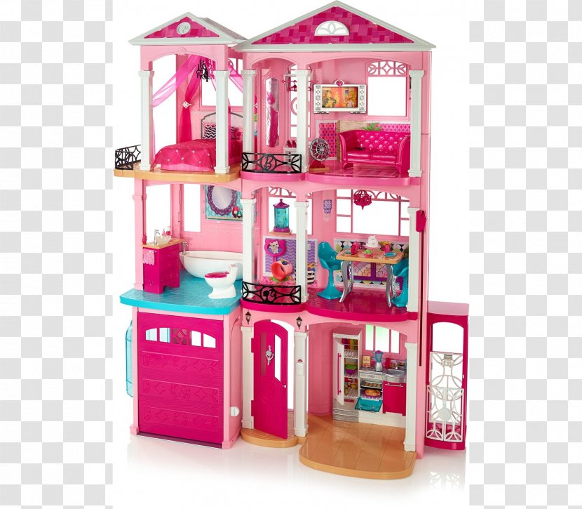 Barbie Dollhouse Toy - Mattel Transparent PNG