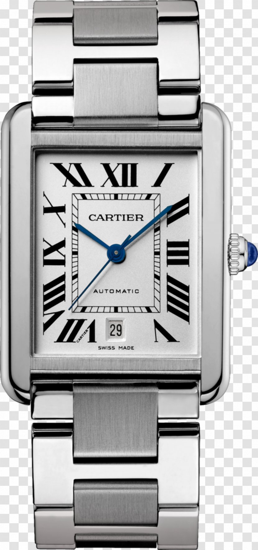 Cartier Ronde Solo Tank Watch Transparent PNG