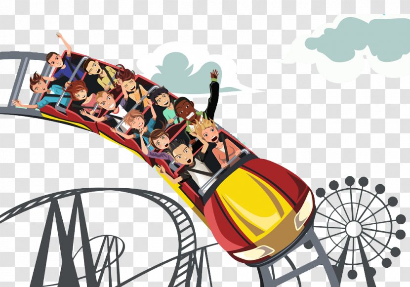 Roller Coaster Royalty-free Clip Art - Recreation - A Of Children Transparent PNG