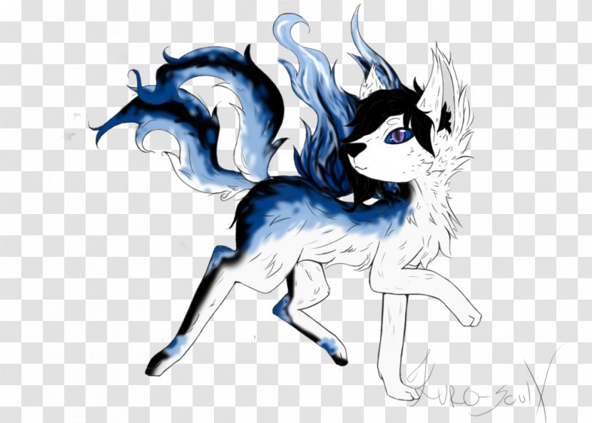 Canidae Horse Dog Demon - Watercolor Transparent PNG