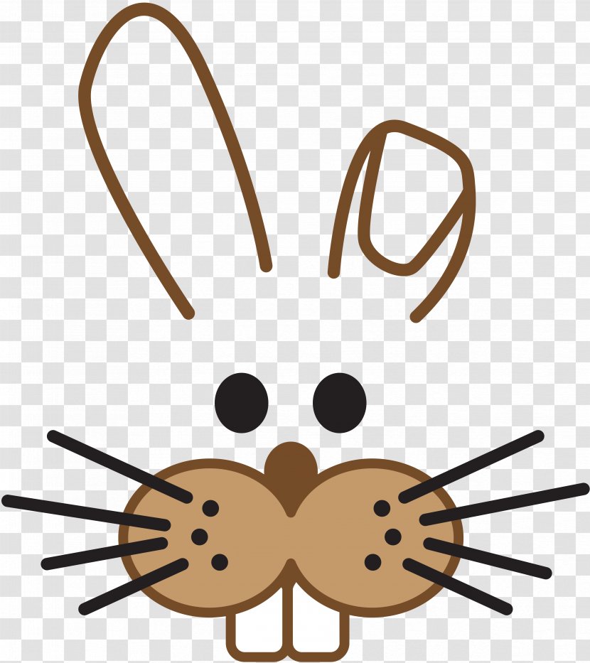 Easter Bunny Egg Leporids Rabbit - Nose - De Xing Transparent PNG