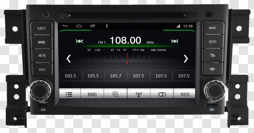 Suzuki Vitara 2015 2006 Grand GPS Navigation Systems Car - Escudo Transparent PNG