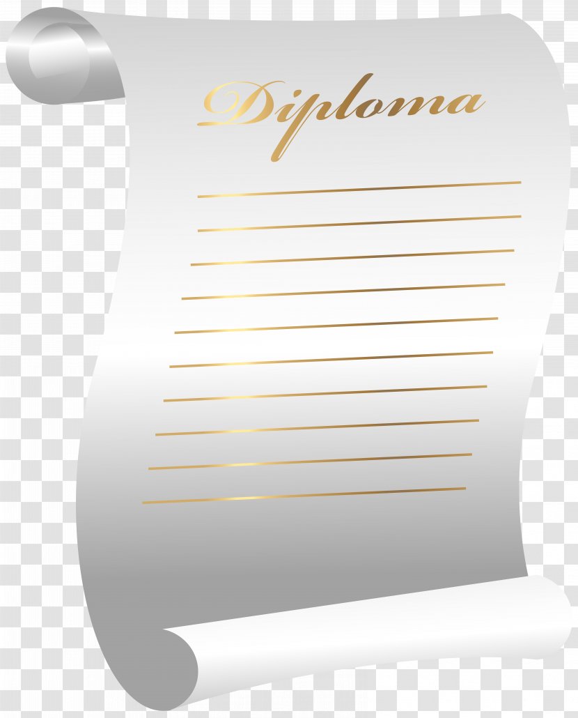 Clip Art - White - Diploma Free Image Transparent PNG