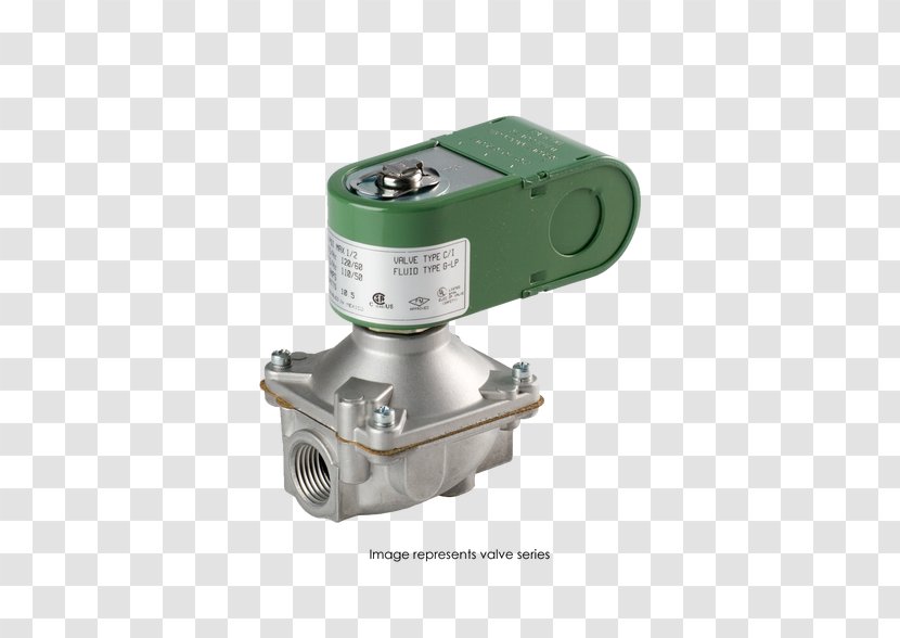 Solenoid Valve Safety Shutoff Gas - National Pipe Thread Transparent PNG