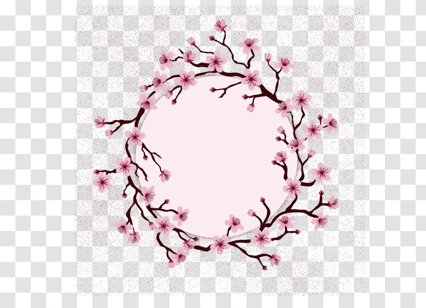 Cherry Blossom Flower - Floral Design - Blossoms,Pattern Transparent PNG