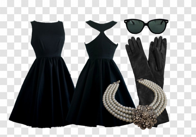 Black Givenchy Dress Of Audrey Hepburn Little Fashion Clothing - STYLE Transparent PNG