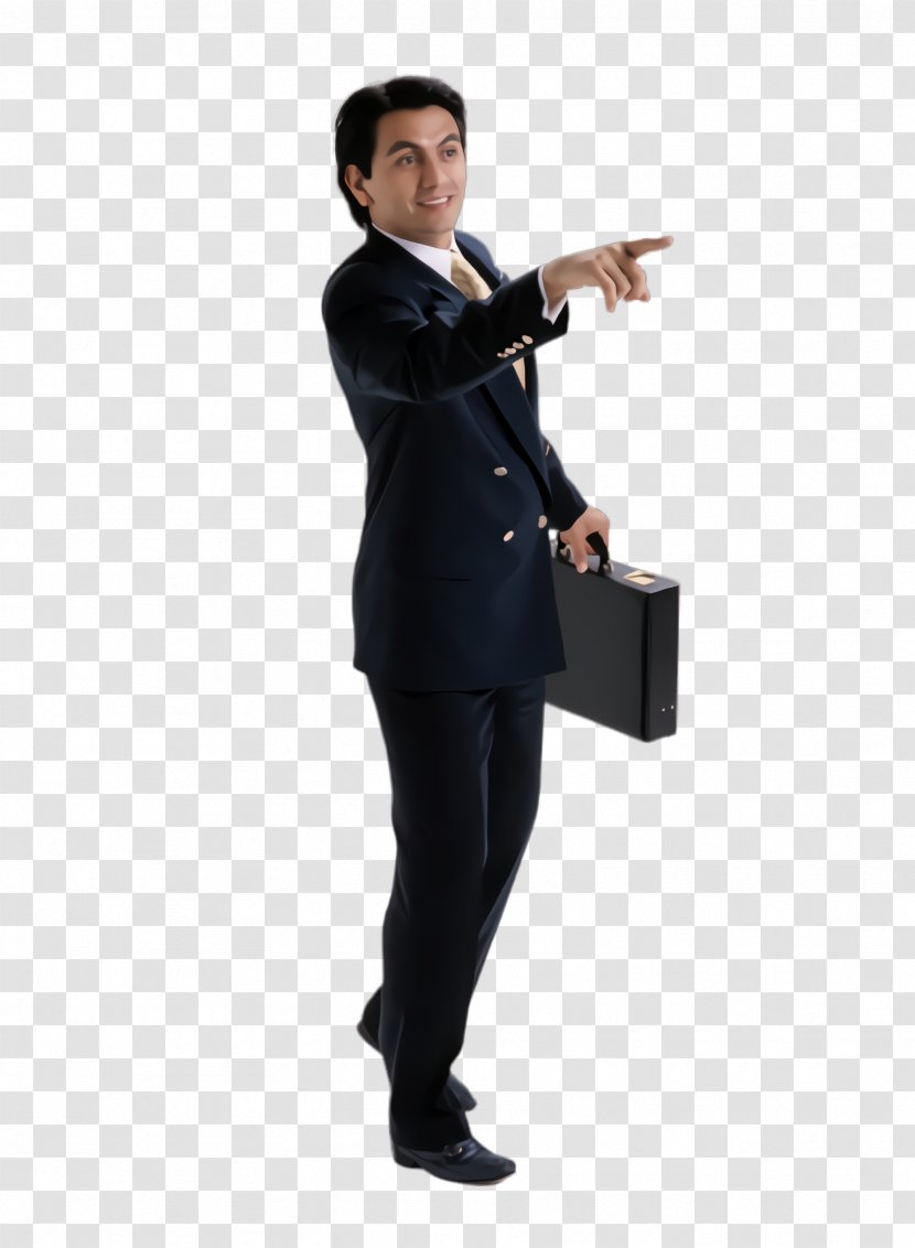 Standing Formal Wear Suit Gentleman White-collar Worker - Whitecollar - Businessperson Gesture Transparent PNG