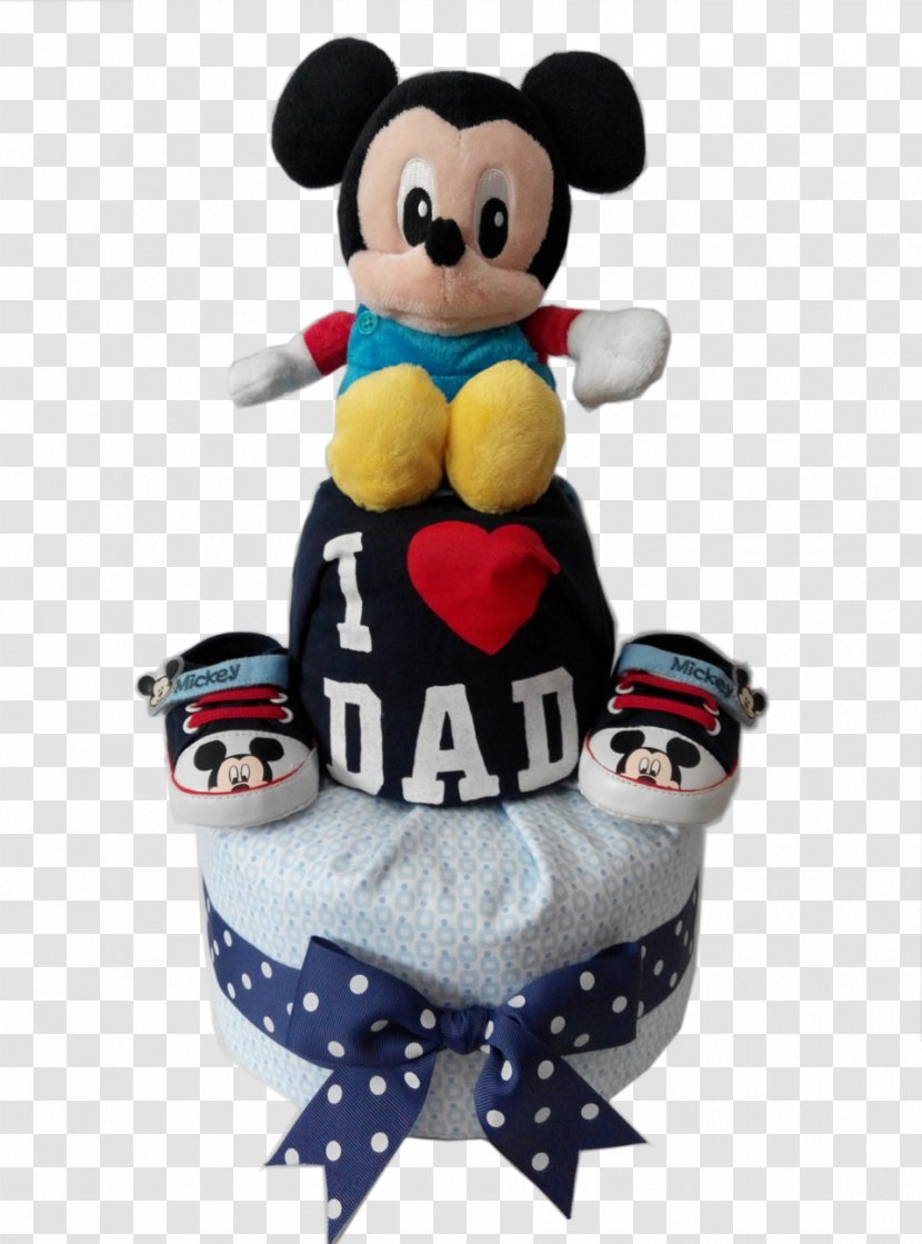 Diaper Cake Wedding Bakery - Baby Shower - Mickey Mouse Transparent PNG