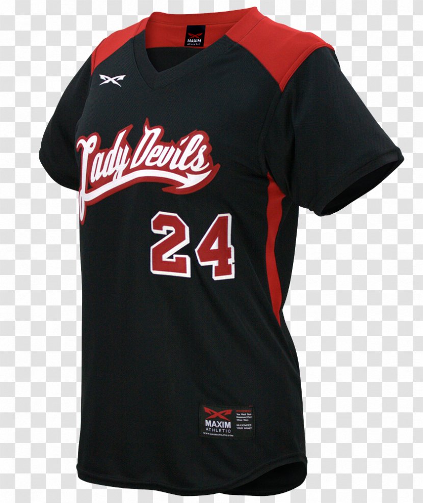 T-shirt Baseball Uniform Sports Fan Jersey Softball - Customizable Youth Cheer Uniforms Transparent PNG