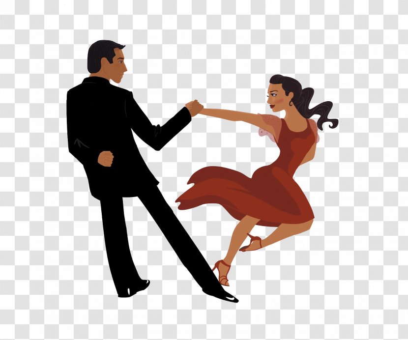 Tango Ballroom Dance Latin Salsa - Argentine - Dancing Men And Women Transparent PNG