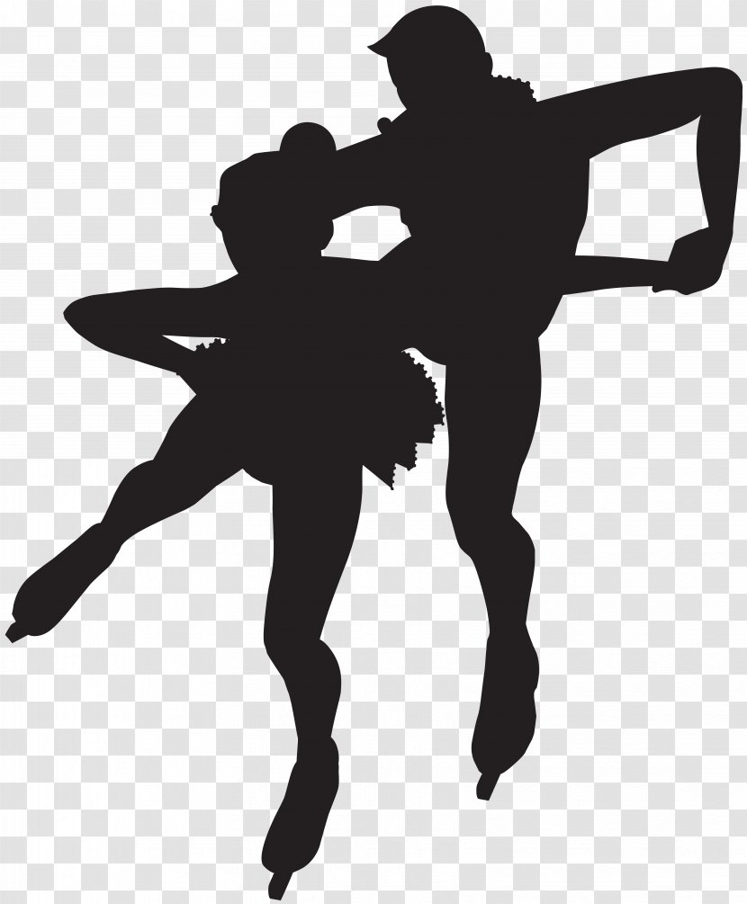 Lossless Compression Image File Formats Computer - Performing Arts - Ice Skaters Silhouette Clip Art Transparent PNG