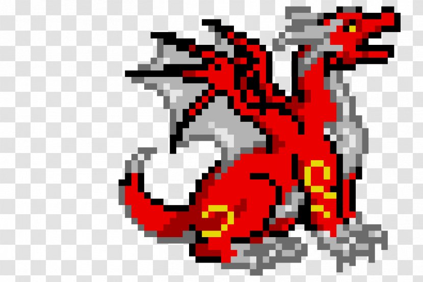 Pixel Art Dragon Drawing - Toothless Transparent PNG