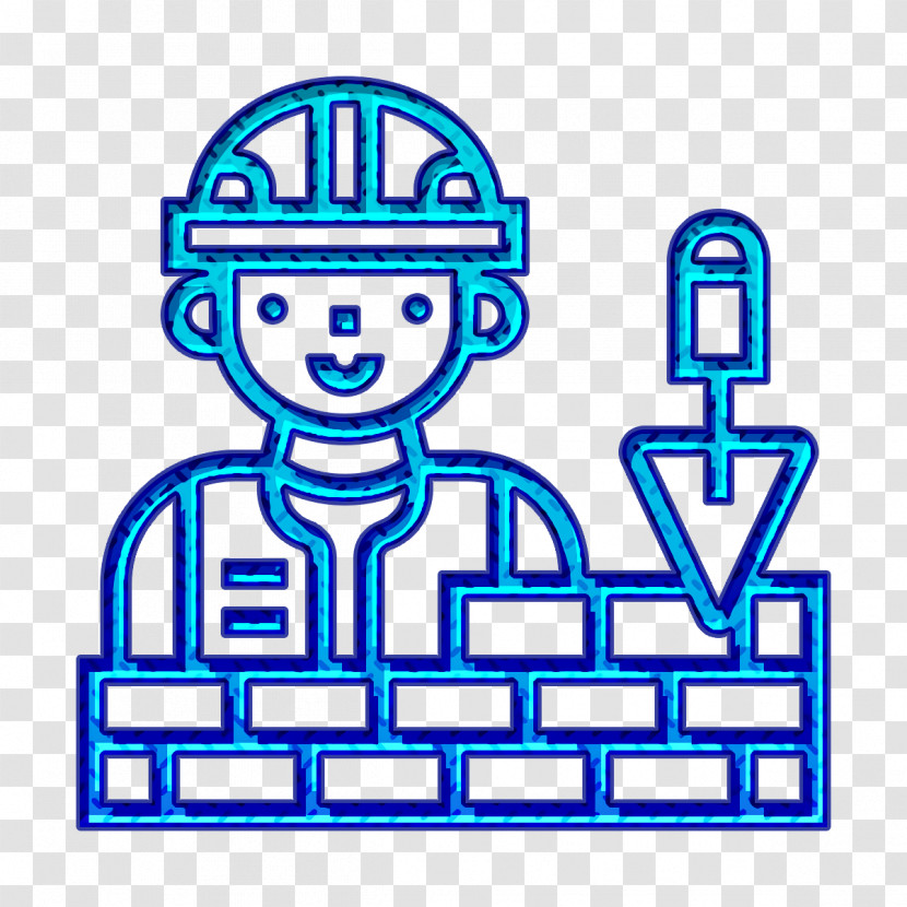 Wall Icon Construction Worker Icon Construction And Tools Icon Transparent PNG
