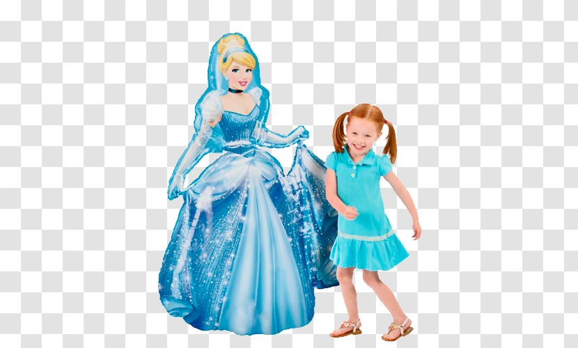Cinderella Balloon Amazon.com Minnie Mouse Birthday - Princess Transparent PNG
