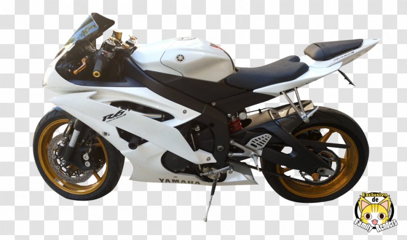 Motorcycle Fairing Car Accessories Exhaust System - Vehicle - Yamaha R6 Transparent PNG