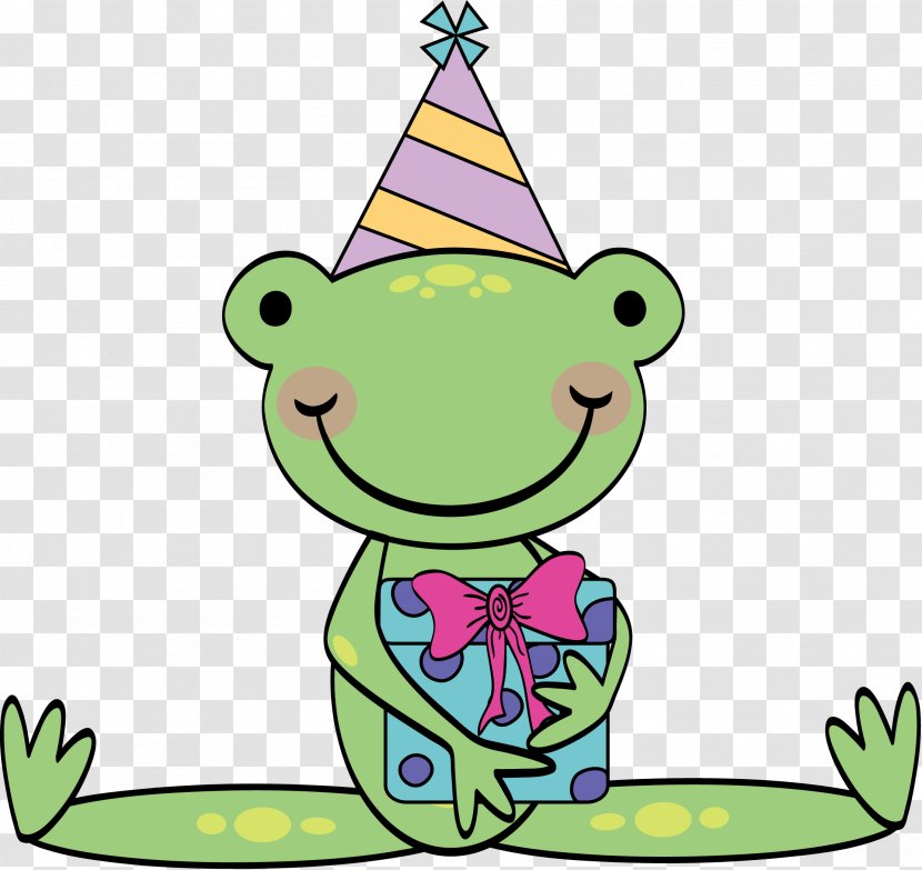 Birthday Party Greeting & Note Cards Frog Clip Art - Tree Transparent PNG