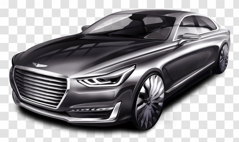 2017 Genesis G90 2015 Hyundai Equus Coupe Car - Automotive Exterior - Gray Transparent PNG