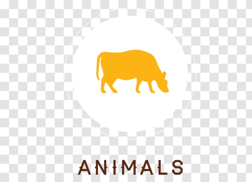 Cattle Logo Wildlife Brand Font - Yellow - Space Environment Transparent PNG