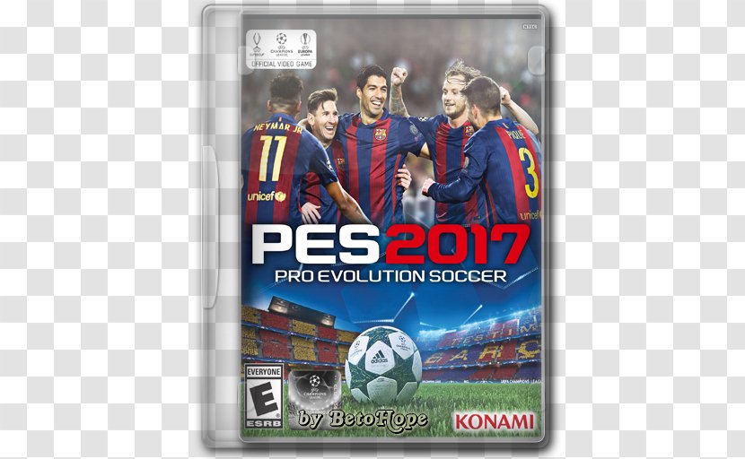 Pro Evolution Soccer 2017 Xbox 360 One Video Games 2016 - Espaol Transparent PNG