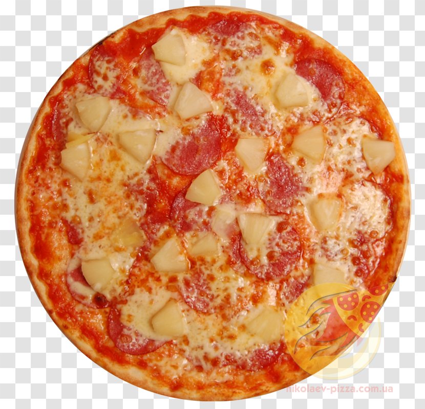 California-style Pizza Sicilian Tarte Flambée Emmental Cheese - Dish Transparent PNG