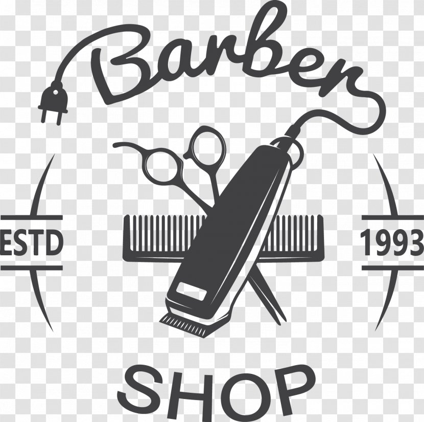 Hair Clipper Comb Hairstyle Barber Hairdresser - Shop Sign Transparent PNG