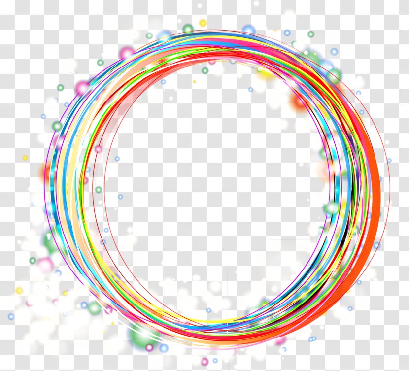 Circle - Text - Multicolored Ring Transparent PNG