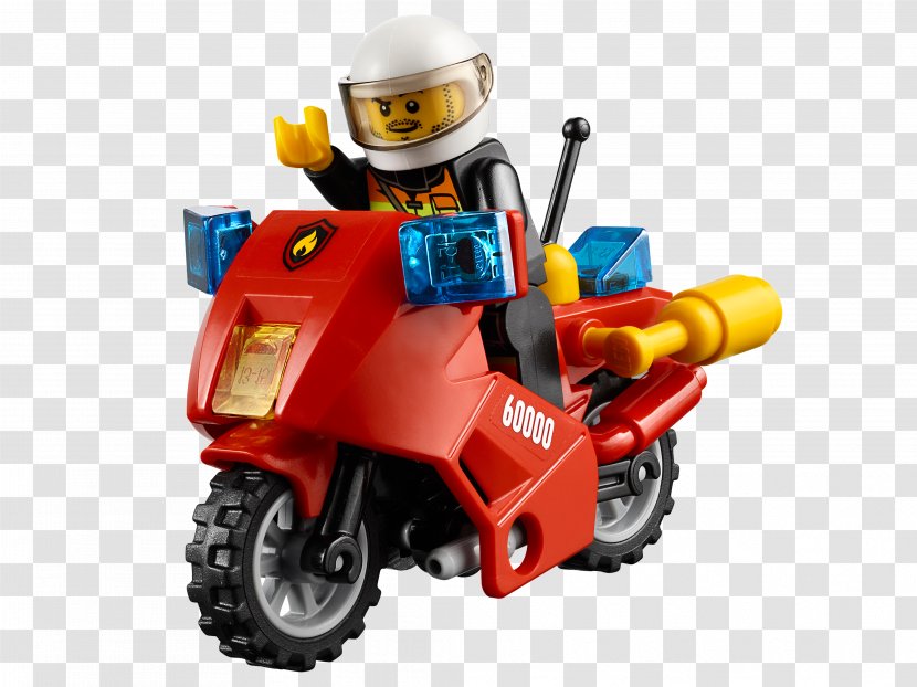 Lego City Motorcycle Minifigure Toy - Motorcycles In The United Kingdom Fire Services Transparent PNG