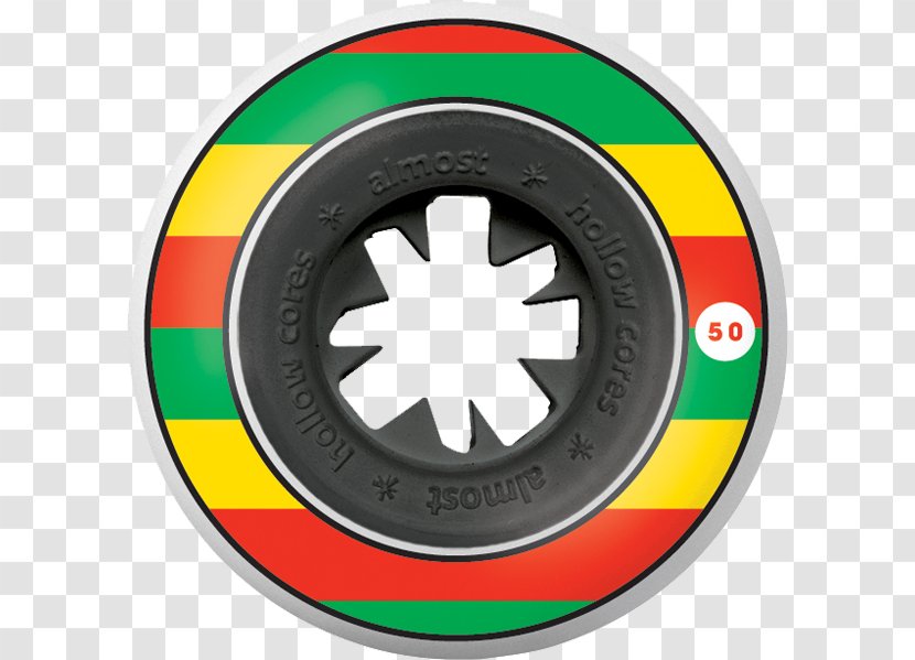 Alloy Wheel Rim Circle Skateboard Transparent PNG