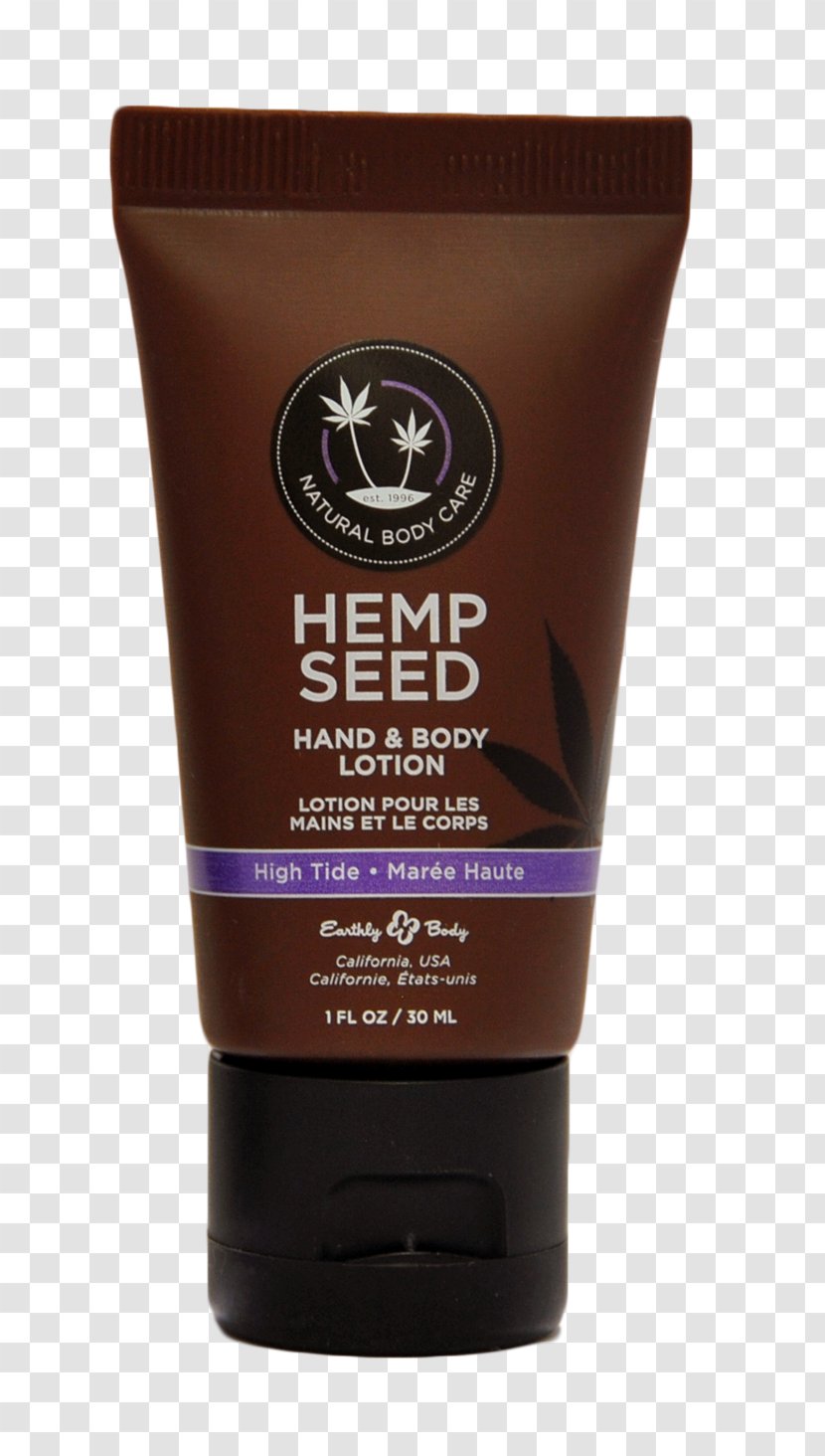 Earthly Body Hemp Seed Hand & Lotion Cream Oil Transparent PNG