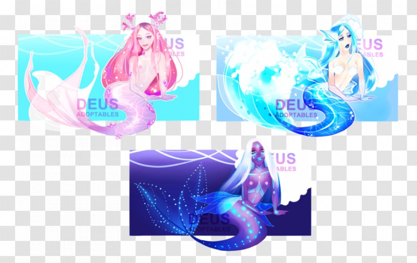 DeviantArt Mermaid Adoption - Blue Transparent PNG