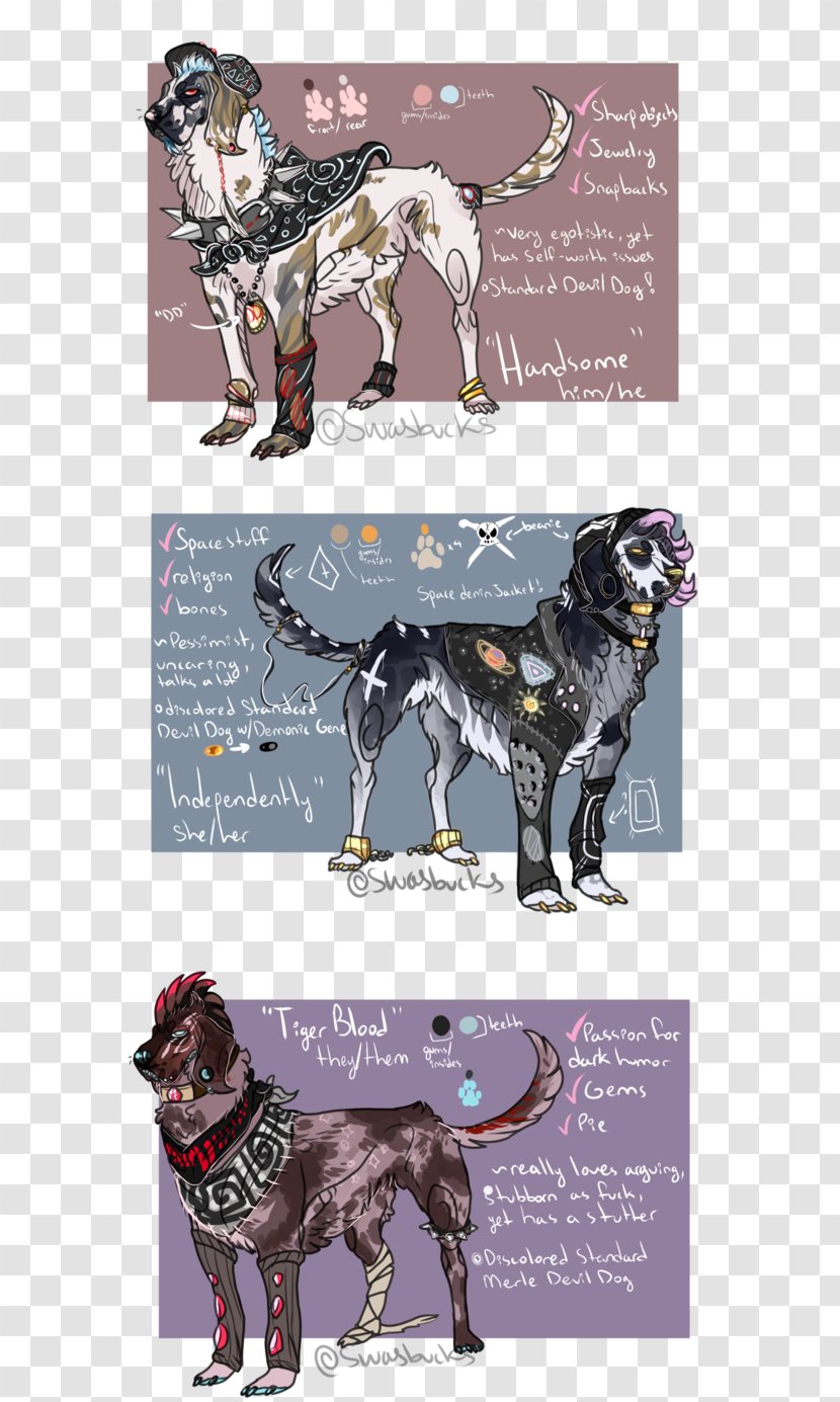 Dog Fiction Character Tail - Fictional - Devil Transparent PNG