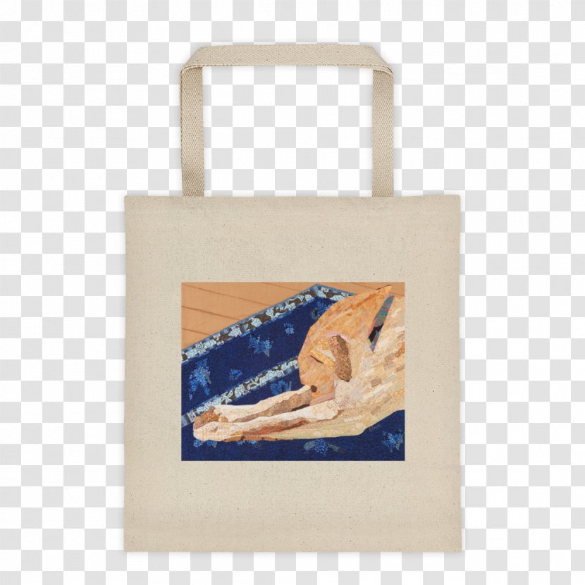 Tote Bag Canvas Shopping Drawstring - Monogram Transparent PNG