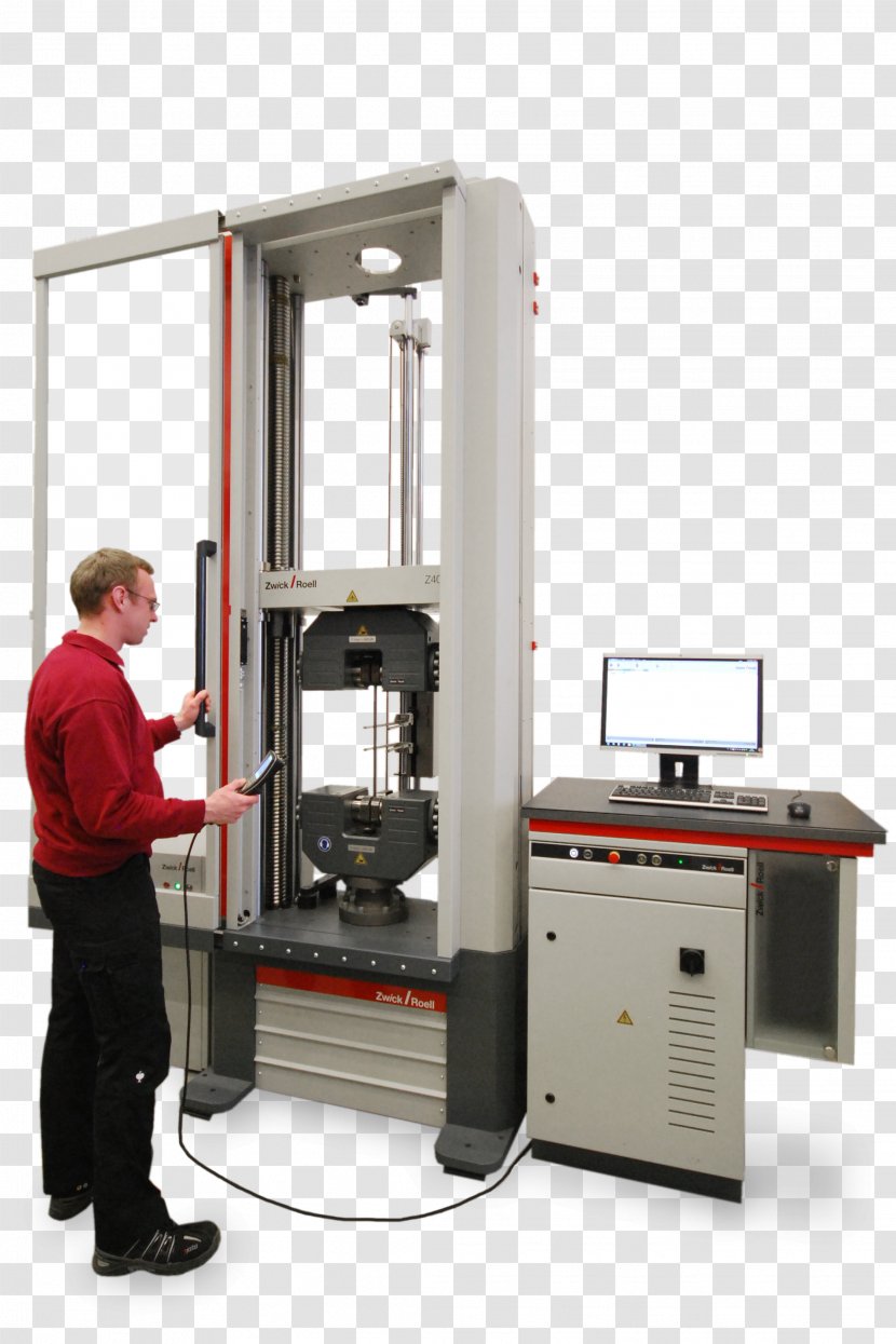 Universal Testing Machine Zwick Roell Group Test Method - System - Chin Material Transparent PNG