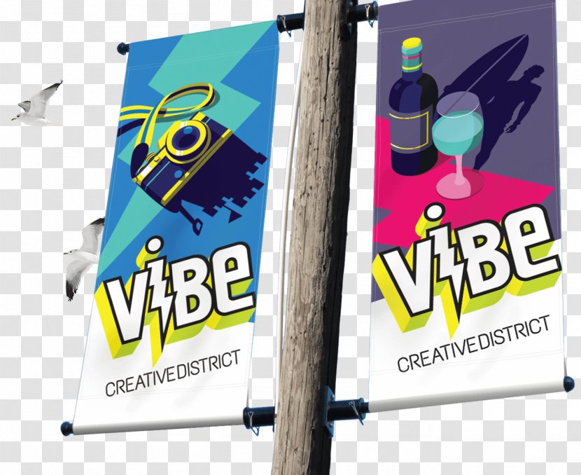 ViBe Creative District Brand Art Logo - Display Advertising - Vibe Transparent PNG