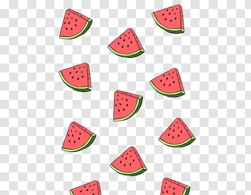 Drawing Art Clip - Food - Watermelon Transparent PNG