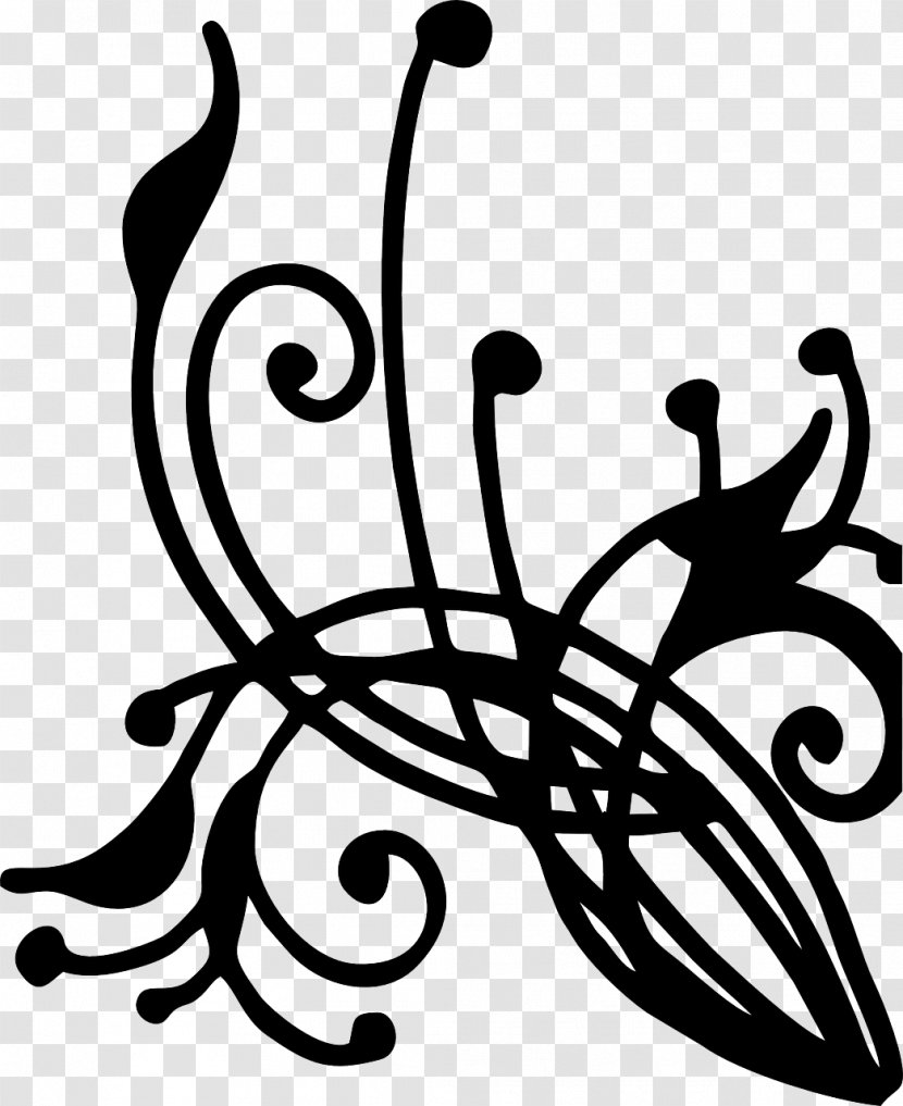 Black And White Art Clip - Line - Design Transparent PNG