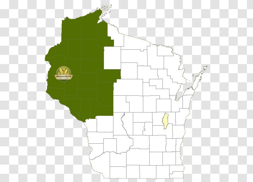 Wisconsin Map Land Lot Art Line - Real Property Transparent PNG